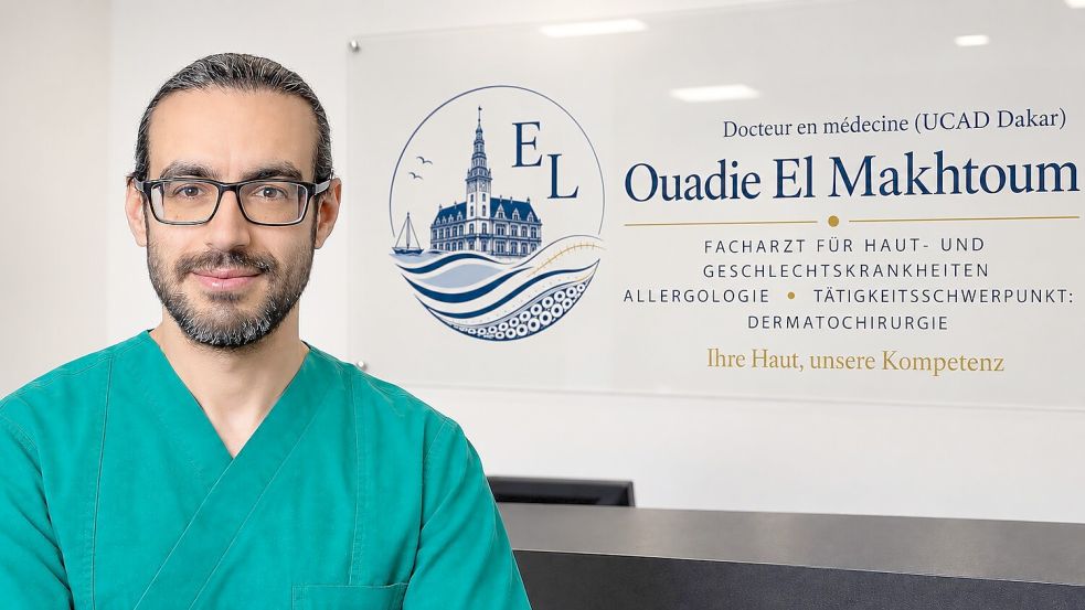 Hautarzt Ouadie El Makhtoum öffnet bald seine Praxis in Leer. Foto: privat