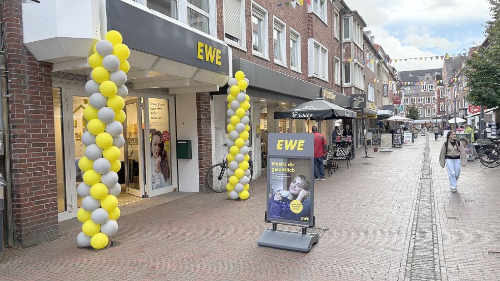 Seit Neuestem gibt es einen EWE-Standort in Emden – den ersten seiner Art in der Stadt. Fotos: Mona Hanssen