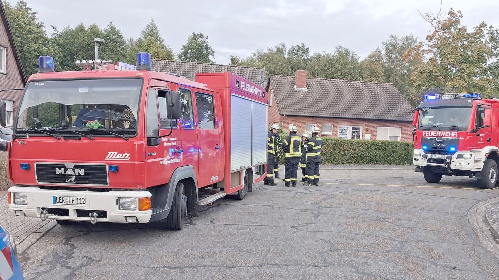 Die Feuerwehr rückte aus. Fotos: Feuerwehr