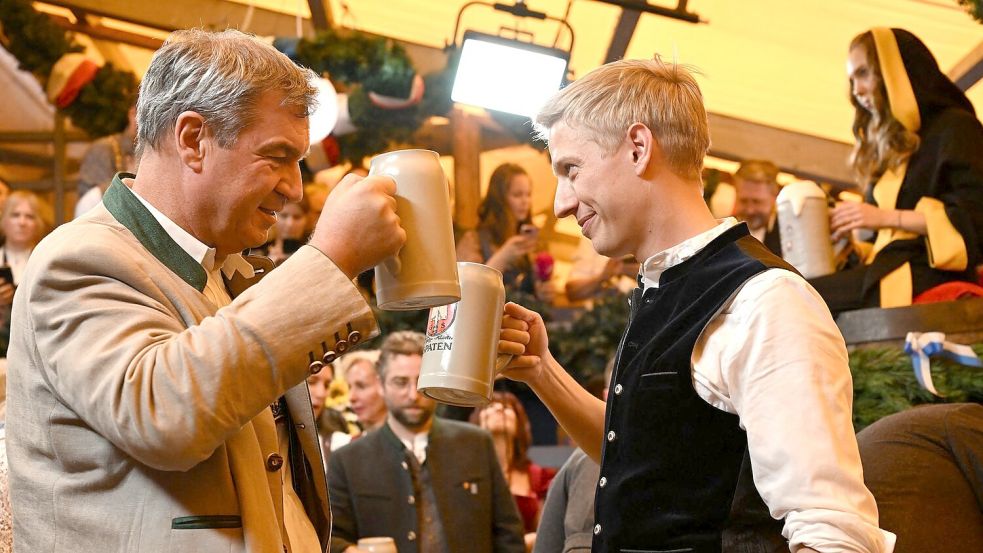 Auf eine friedliche Wiesn! Foto: Sven Hoppe/dpa
