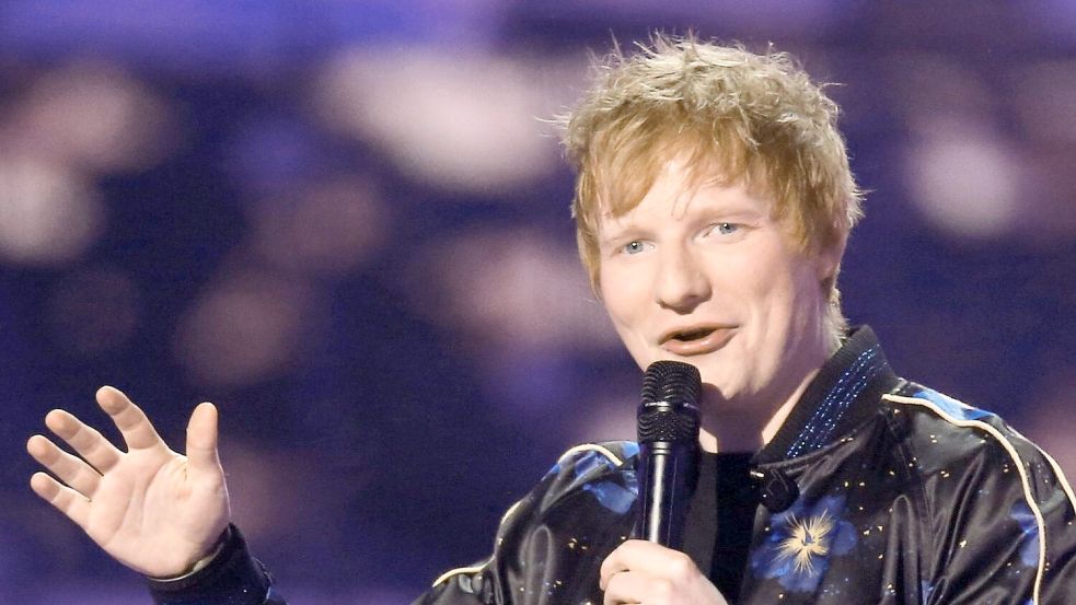 Zum ersten Mal nach der Kontroverse um Macklemore ist Popstar Sheeran wieder aufgetreten. (Archivbild) Foto: Joel C Ryan/AP/dpa