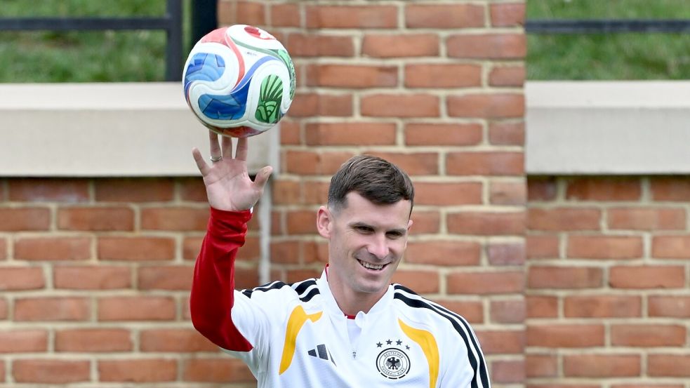 Schluss im DFB-Trikot.  Foto: Federico Gambarini/dpa