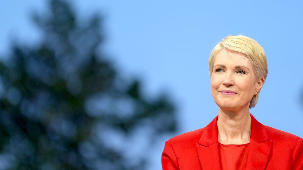 Hat eine Aufholjagd hingelegt: Regierungschefin Schwesig. Foto: Marcus Brandt/dpa Pool/dpa