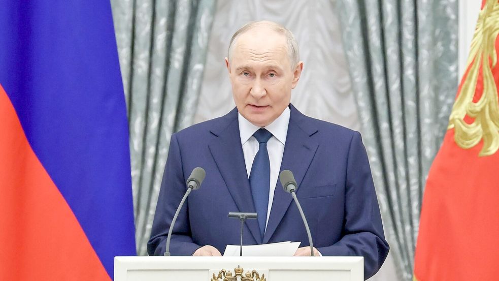 Alle Parteien im künftigen Parlament unterstützen Putins Kriegskurs. Foto: Alexander Kazakov/Pool Sputnik Kremlin/AP/dpa