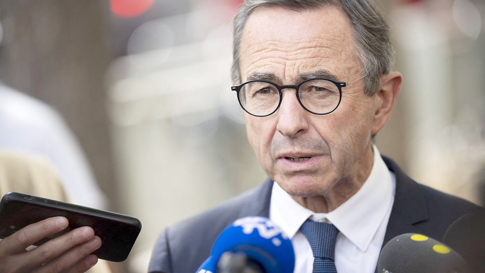 Der Chef der christdemokratisch geprägten Republikaner, Bruno Retailleau, stemmt sich gegen den Absturz seiner Partei in die politische Bedeutungslosigkeit. Foto: IMAGO/Blondet Eliot/ABACA