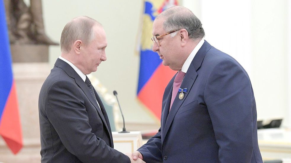 Alischer Usmanow wurde von der EU bislang als kremlfreundlicher Oligarch mit besonders engen Verbindungen zu Präsident Wladimir Putin bezeichnet. (Archivbild) Foto: Aleksey Nikolskyi/Planet Pix via ZUMA Wire/dpa