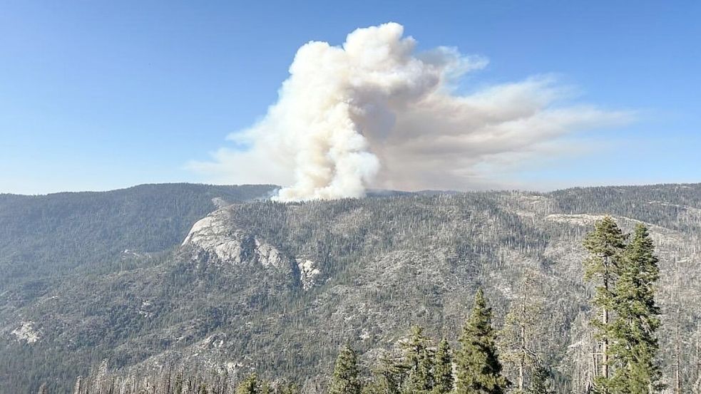Beim Absturz des Löschhubschraubers kamen beide Insassen ums Leben. Foto: Uncredited/National Parks Service/AP/dpa