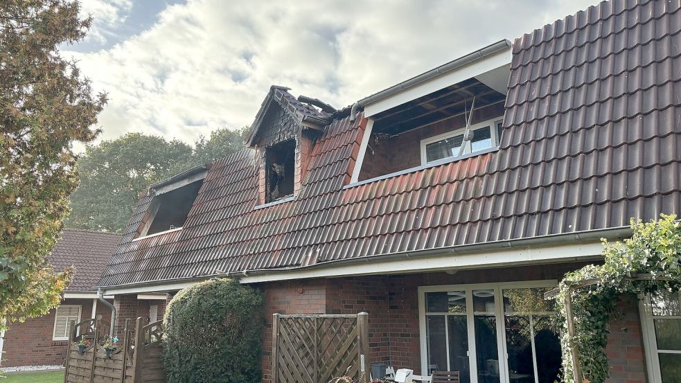 Die Wohnung in der Kornstraße ist komplett ausgebrannt. Foto: Eva van Loh