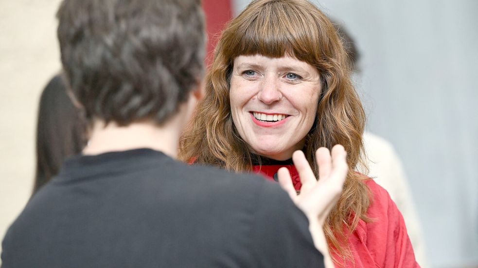 Kerstin Wolter ist eine von zwei Vorsitzenden der Berliner Linken (Archivbild)  Foto: Jens Kalaene/dpa