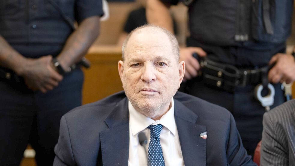 Ein New Yorker Gericht hat im neu aufgerollten Prozess gegen Harvey Weinstein das Strafmaß verkündet. (Archiv)  Foto: Adam Gray/POOL Bloomberg/AP/dpa