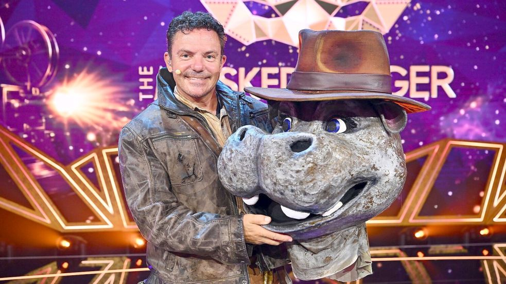 Sänger und Trompeter Stefan Mross ist in der neuen Staffel der ProSieben-Show „The Masked Singer“ demaskiert worden.  Foto: Willi Weber/Joyn/dpa