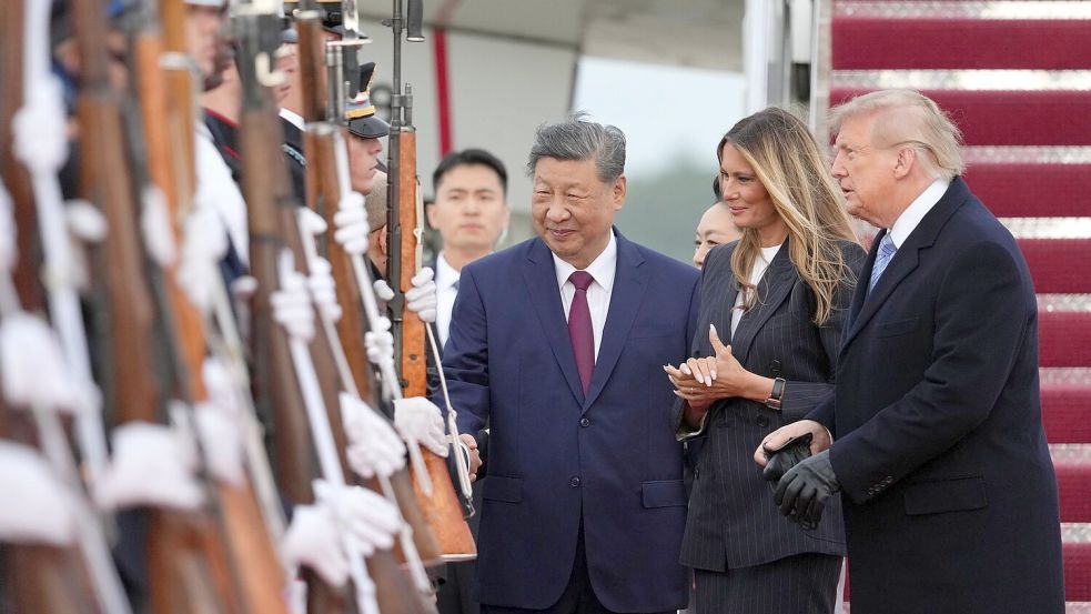 Xi landet zu Staatsbesuch in den USA. Foto: Alex Brandon/AP/dpa