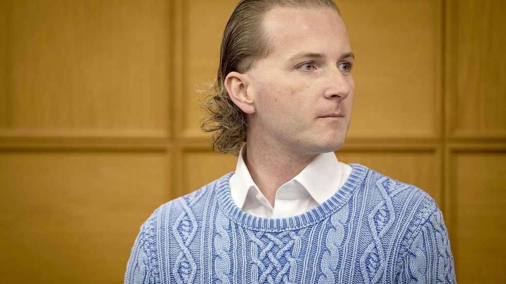 „Ich weiß, welche Grenze ich übertreten habe“: Hendrik Holt 2020 vor Gericht. Foto: picture alliance / fototronik.de | David Ebener