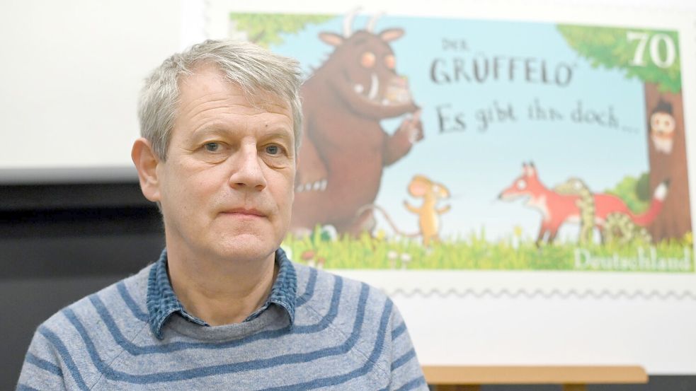 Illustrator Axel Scheffler will keinen Grüffelo auf dem Oktoberfest. (Archivbild) Foto: Henning Kaiser/dpa