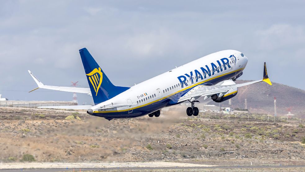 Eine 48-jährige Passagierin soll Berichten zufolge den Fehlalarm beim Ryanair-Flug in einer Boeing 737-8 MAX ausgelöst haben. Foto: IMAGO/Markus Mainka