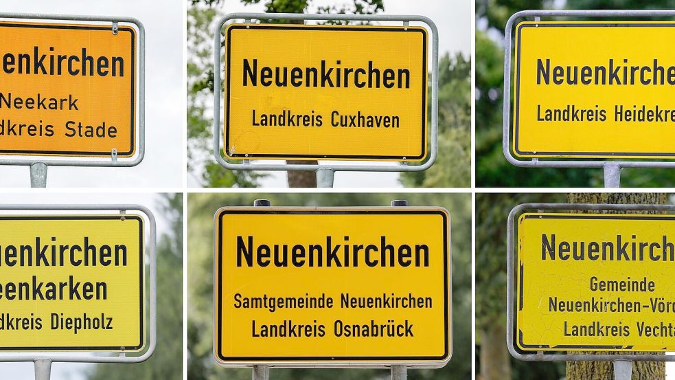 In Niedersachsen gibt es mehrere Gemeinden und Ortsteile, die Neuenkirchen heißen. (Symbolbild) Foto: Focke Strangmann/David Ebener/Philipp Schulze/dpa