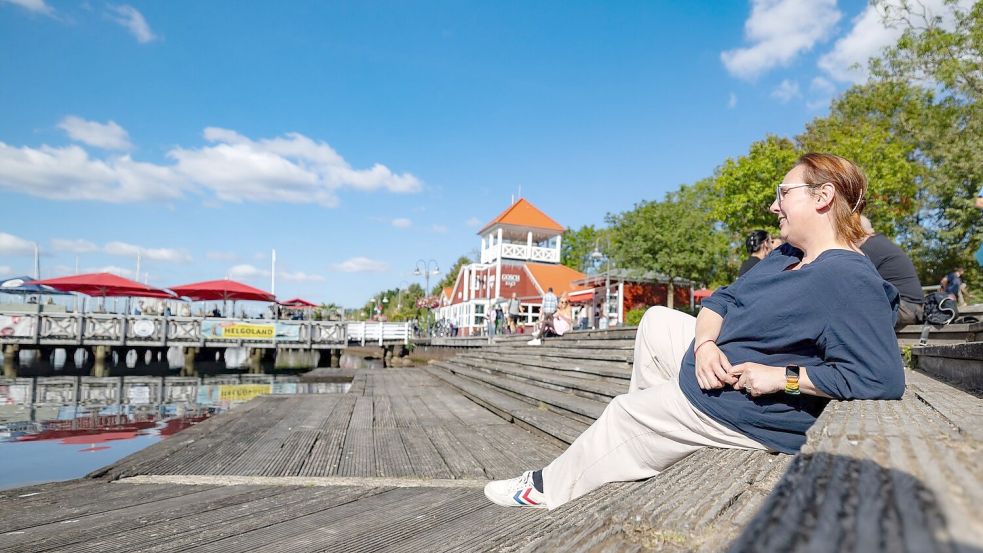 „Ich hatte immer den Druck, eine besonders gute Mutter zu sein, weil man mir Muttersein nicht zutraut“, sagt Jolyn Muijsers.  Foto: Ulrich Perrey/dpa