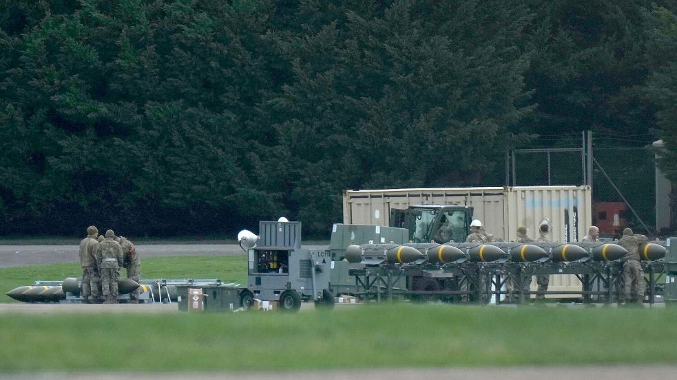 Die britische Militärbasis RAF Fairford wird von der US-Luftwaffe genutzt. (Archivbild) Foto: Alastair Grant/AP/dpa