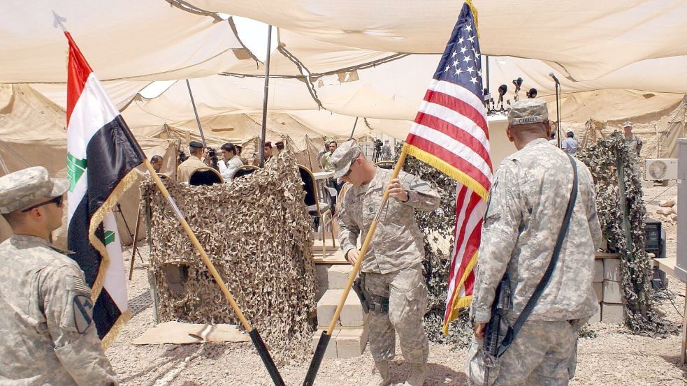 Der US-Truppenabzug wurde bereits 2024 beschlossen. (Archivbild) Foto: Haider Al-Assadee/EPA/dpa
