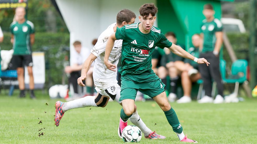 Lirjon Berisha hat in 178 Joker-Minuten schon zwei Treffer für Wallinghausen erzielt. Foto: Jens Doden/Emden