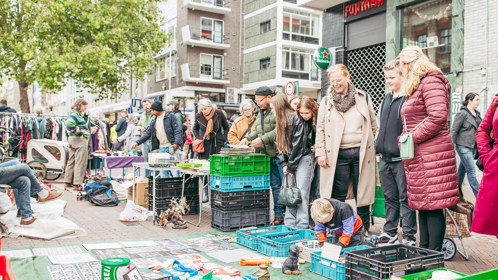Beim Markttag in Groningen ist regelmäßig viel los. Foto: Stella Dekker Fotografie