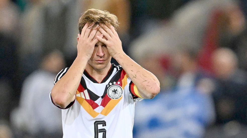 Joshua Kimmich wäre gerne bei der Nationalmannschaft geblieben.  Foto: Sven Hoppe/dpa