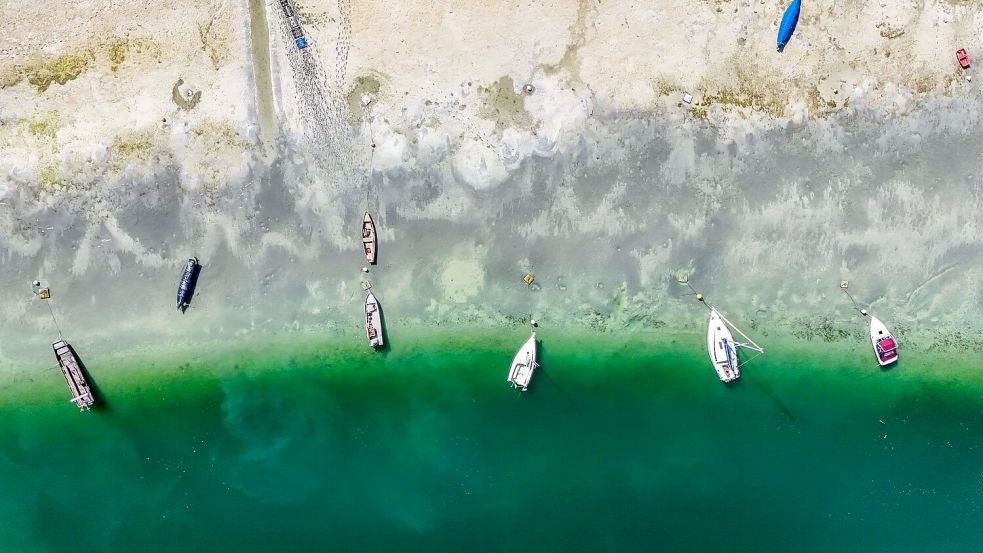 Die Trockenheit sorgt für niedrige Wasserstände am Bodensee. (Archivbild)  Foto: Marius Bulling/onw-images/dpa