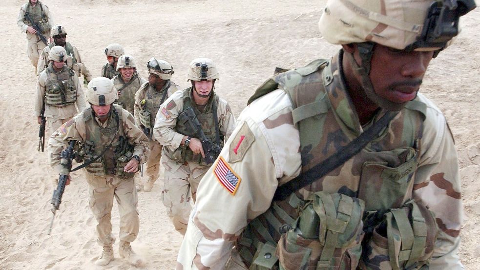 Die US-Truppen kämpften im Irak gegen Saddam Hussein und den IS. Foto: epa Zaklin/EPA/dpa
