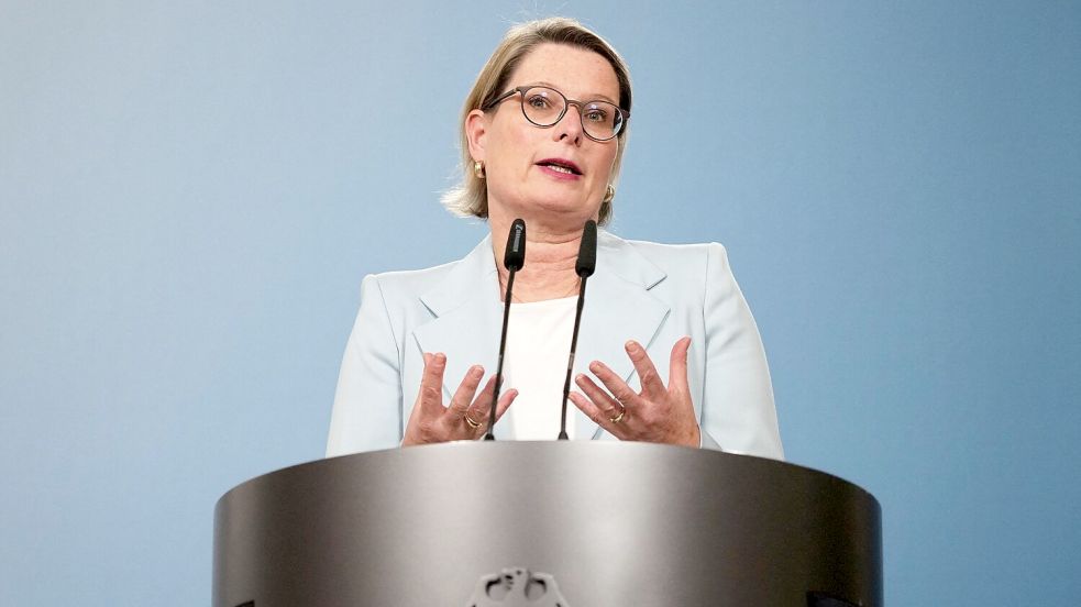 Es gehe bei der Reform nicht in erster Linie um den Schutz Einzelner, sondern auch um den Schutz des Gemeinwesens, sagt Bundesjustizministerin Stefanie Hubig (SPD). Foto: Sven Kaeuler/dpa