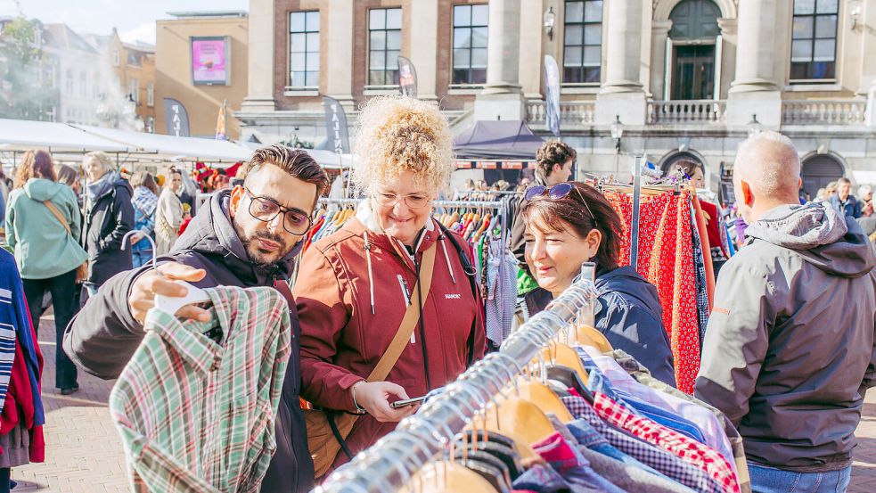 In Groningen ist am Sonnabend wieder Märktetag. Foto: Stella Dekker/Archiv