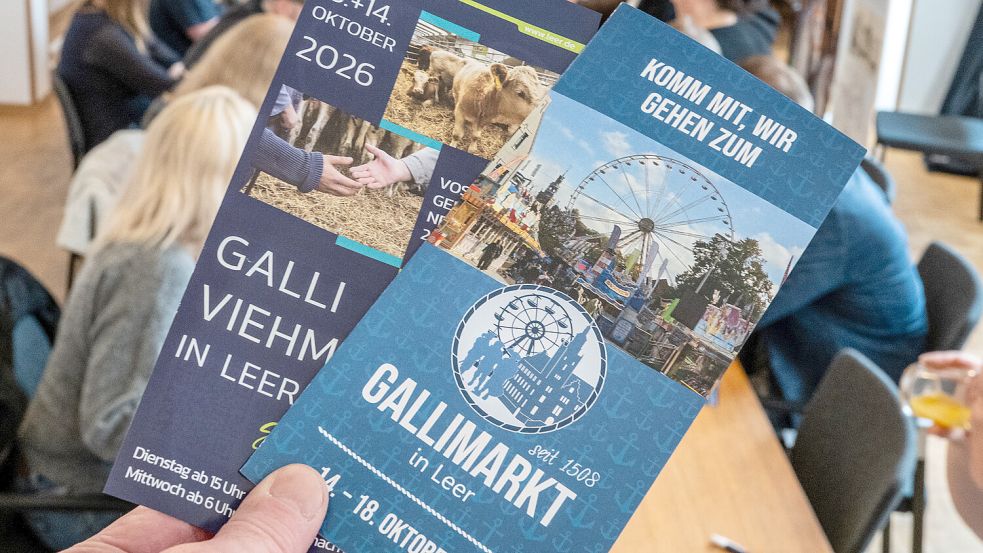 In Leer wird ab dem 14. Oktober wieder der Gallimarkt gefeiert. Foto: Klaus Ortgies