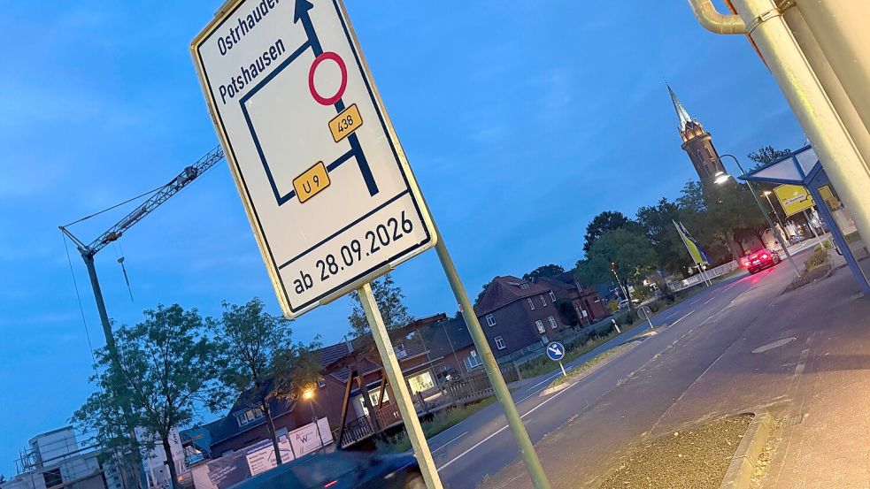 Die offizielle Umleitung führt über Marienheil und Potshausen. Foto: Dirk Hellmers