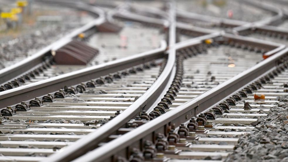 Für die Nutzung der Schieneninfrastruktur müssen Verkehrsunternehmen Geld an die DB InfraGo zahlen. (Archivbild) Foto: Hendrik Schmidt/dpa