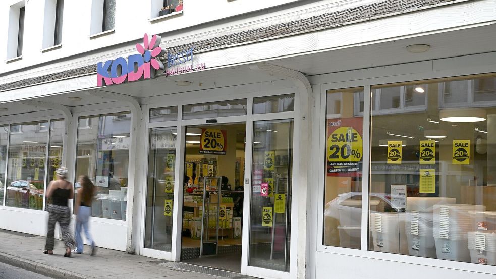 Diese Kodi-Filiale in Düsseldorf-Benrath bleibt erhalten. Foto: Wolf von Dewitz/dpa