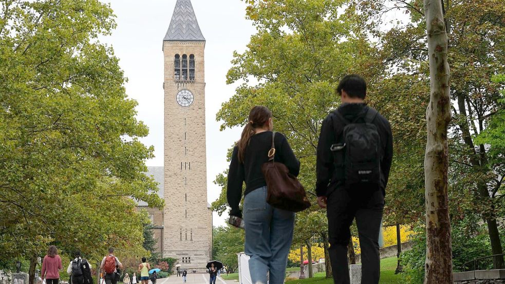 Die Cornell-Universität gehört zur prestigeträchtigen Ivy League. Foto: Matt Rourke/AP/dpa