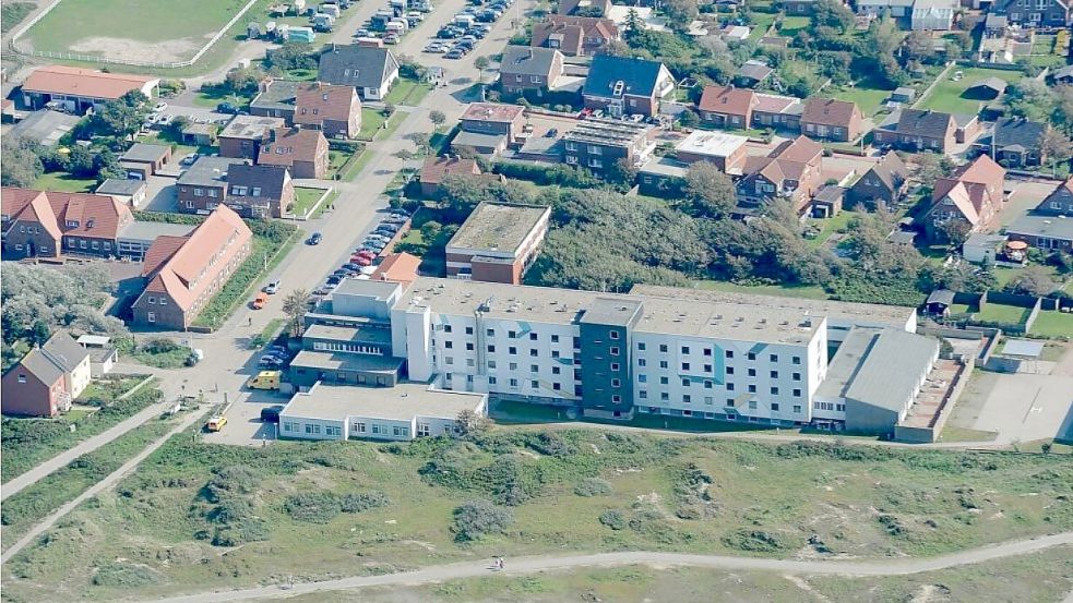 Die Norderneyer Allergie- und Hautklinik Norderney rutschte 2024 in die Insolvenz, der Betrieb ging weiter. Foto: Martin Stromann