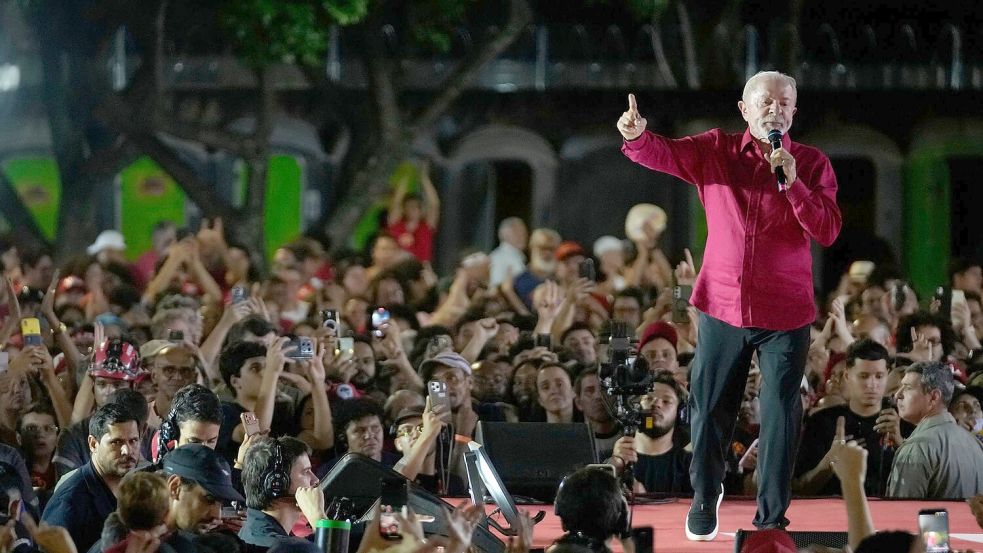 Lula möchte trotz seines hohen Alters von 80 Jahren wiedergewählt werden. (Archivbild) Foto: Eraldo Peres/AP/dpa