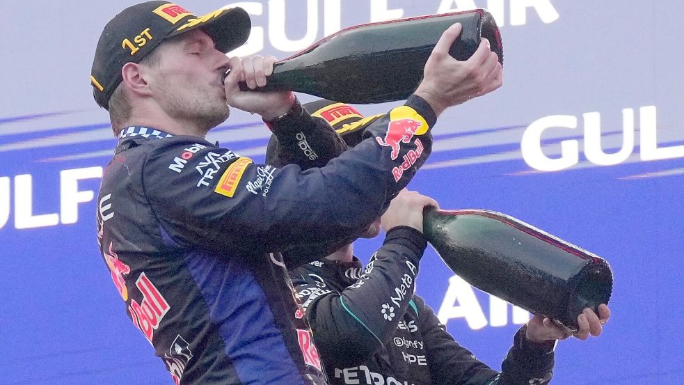 Auf diesen Sieg musste Verstappen länger warten.  Foto: Aijaz Rahi/AP/dpa