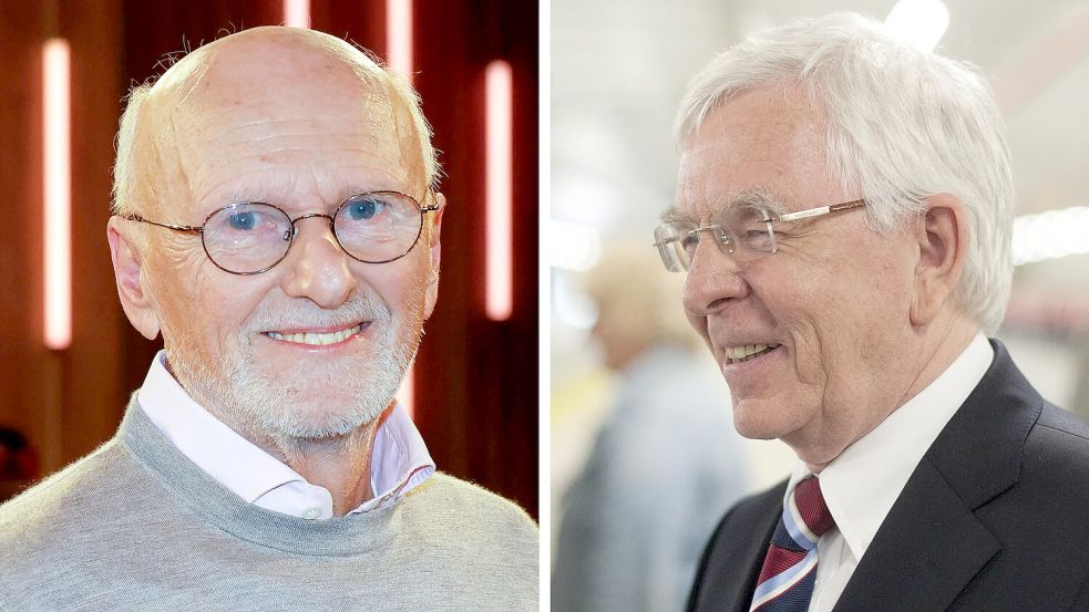 Dirk Roßmann (links) und Erich Wesjohann (rechts) sind die Top-Vermögenden in Niedersachsen. Foto: IMAGO/Future Image, IMAGO/Robert Michael