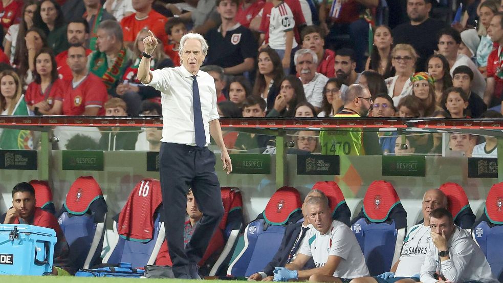Jorge Jesus führte Portugal in der Nations League zu vier Siegen in vier Spielen. Foto: Luis Vieira/AP/dpa