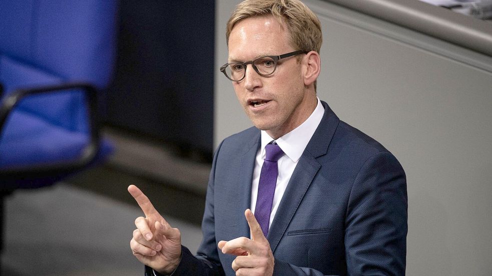 Der Vorsitzende des Bundestagsgremiums zur Kontrolle der Geheimdienste, Marc Henrichmann (CDU). Foto: Fabian Sommer/dpa