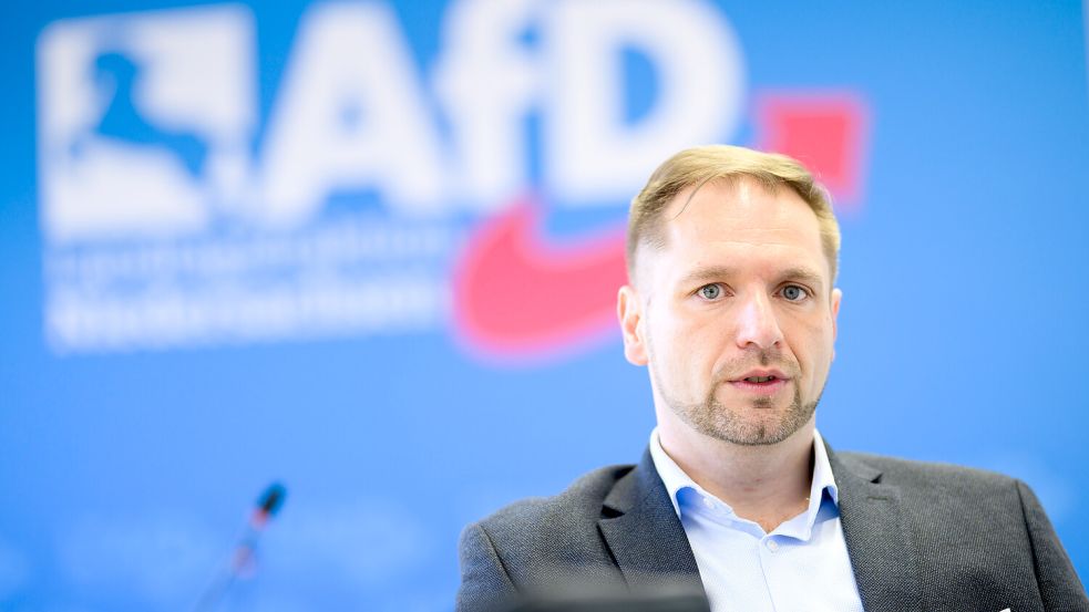 Stephan Bothe ist Landtagsabgeordneter und stellvertretender Landesvorsitzender der AfD Niedersachsen. Foto: Julian Stratenschulte