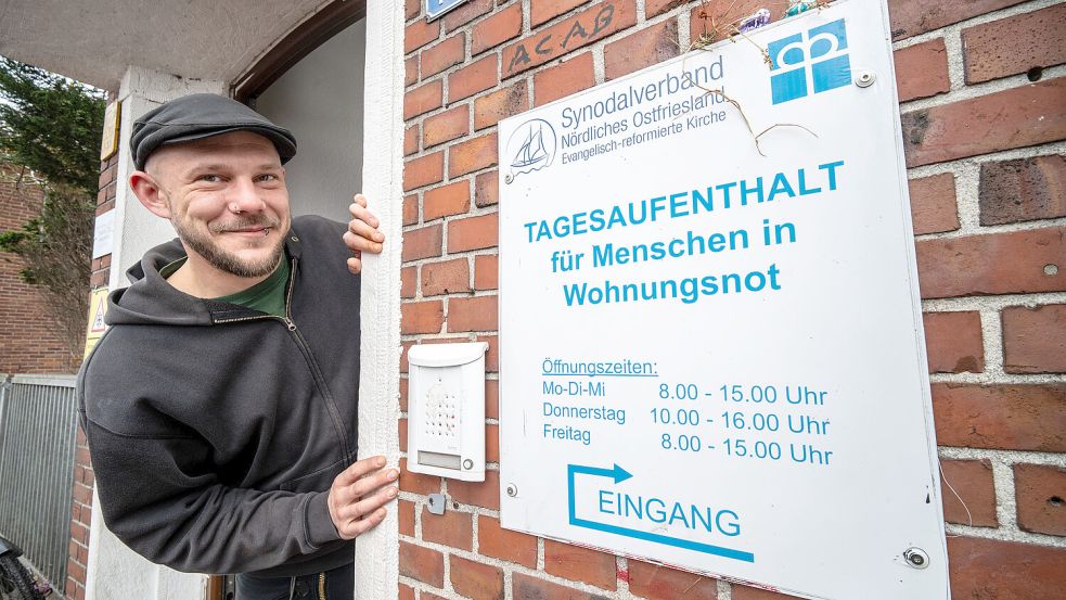 Andy Dannecker leitet den Emder Tagesaufenthalt seit 2022. Foto: Klaus Ortgies/Archiv