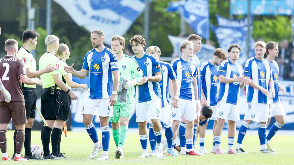 Kickers-Kapitän Fabian Herbst trifft mit den Emdern auf den VfB Oldenburg. Foto: Jens Doden/Emden