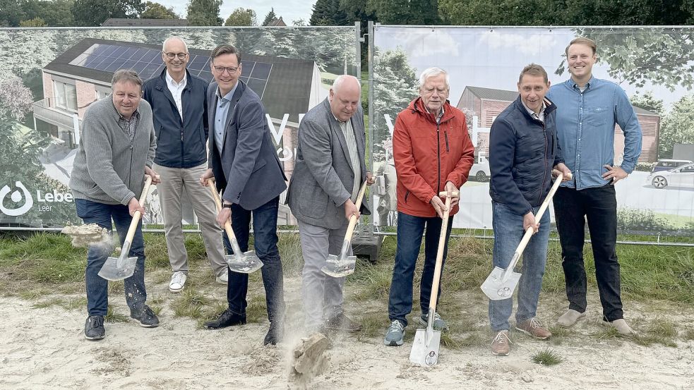 Am 23. September 2026 war Spatenstich beim Hasenburg-Projekt der Lebenshilfe Leer in Remels. Foto: Gemeinde Uplengen