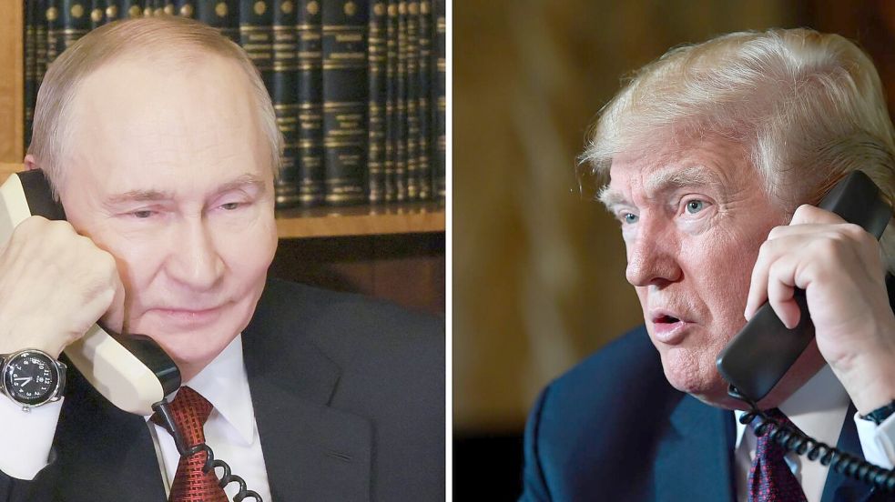 Trump gratuliert Putin nach Kremlangaben zum Geburtstag und wünscht ihm Erfolg. (Archivbild) Foto: Mikhail Metzel/Pool Sputnik Kremlin/AP/dpa