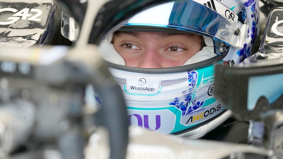 Kimi Antonelli ist nicht mehr weit vom WM-Triumph weg. Foto: Vincent Thian/AP/dpa