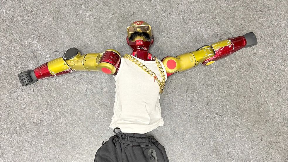 Der beschlagnahmte Roboter.  Foto: Polizei Köln/dpa