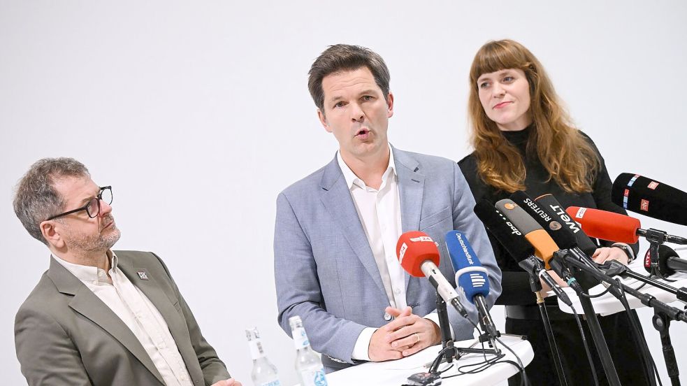 Der Sondierungsprozess zwischen den Spitzen von Linke, SPD und Grünen in Berlin ist ins Stocken geraten. (Archivbild)  Foto: Annette Riedl/dpa