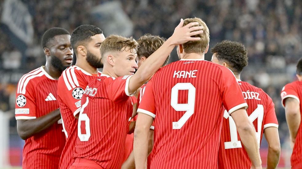 Die Bayern müssen sich gegenseitig aufbauen. Foto: Peter Kneffel/dpa